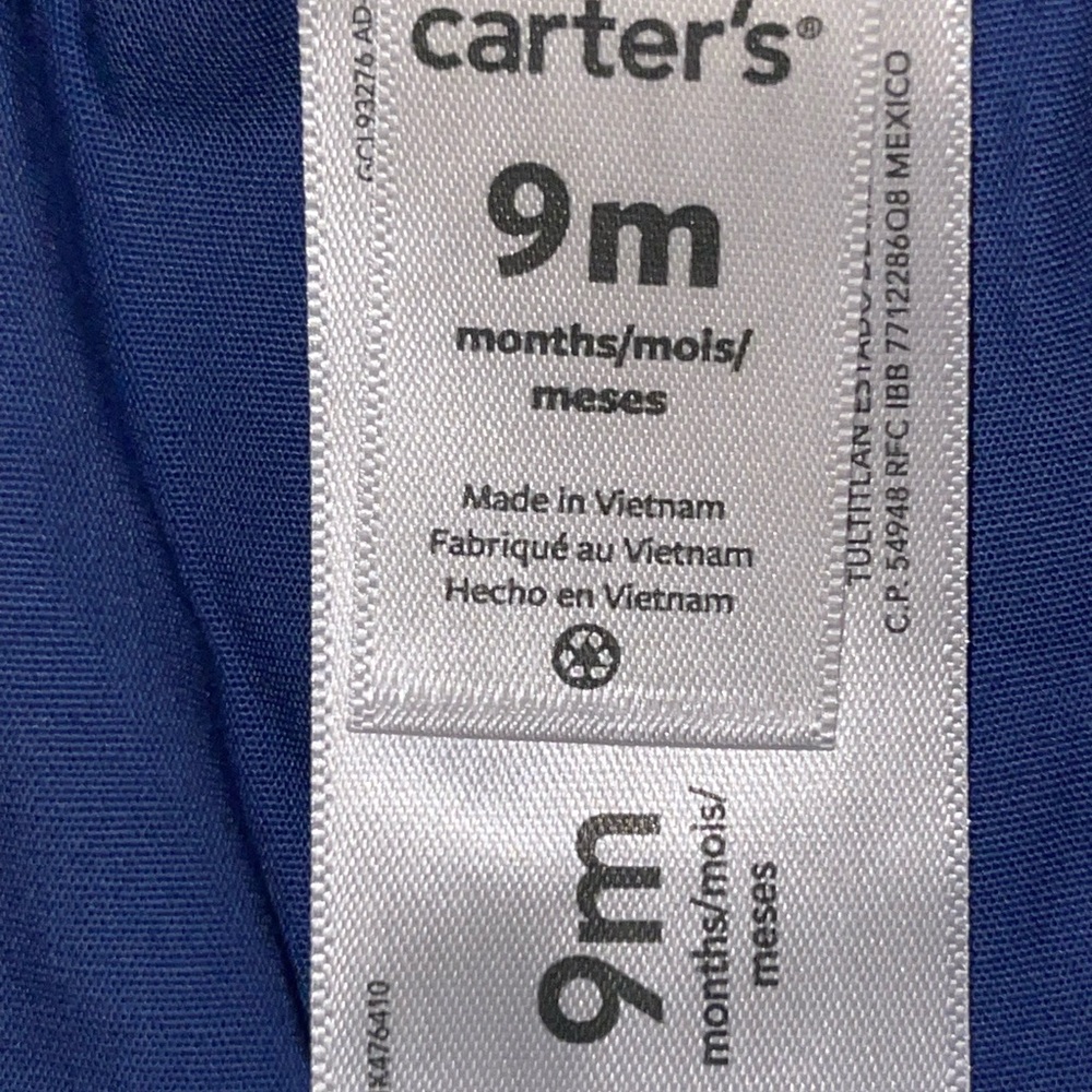 Carter's‎ White and Blue Nautical Kids Matching Set - Picture 10 of 10
